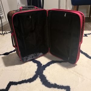 Rockland 3-piece animal print luggage set